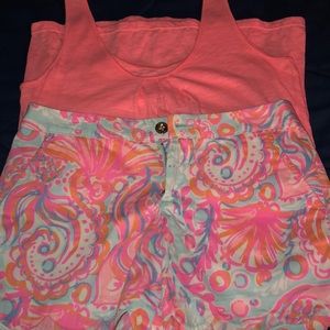 Lilly Pulitzer Shorts & Tank Top Set | S size